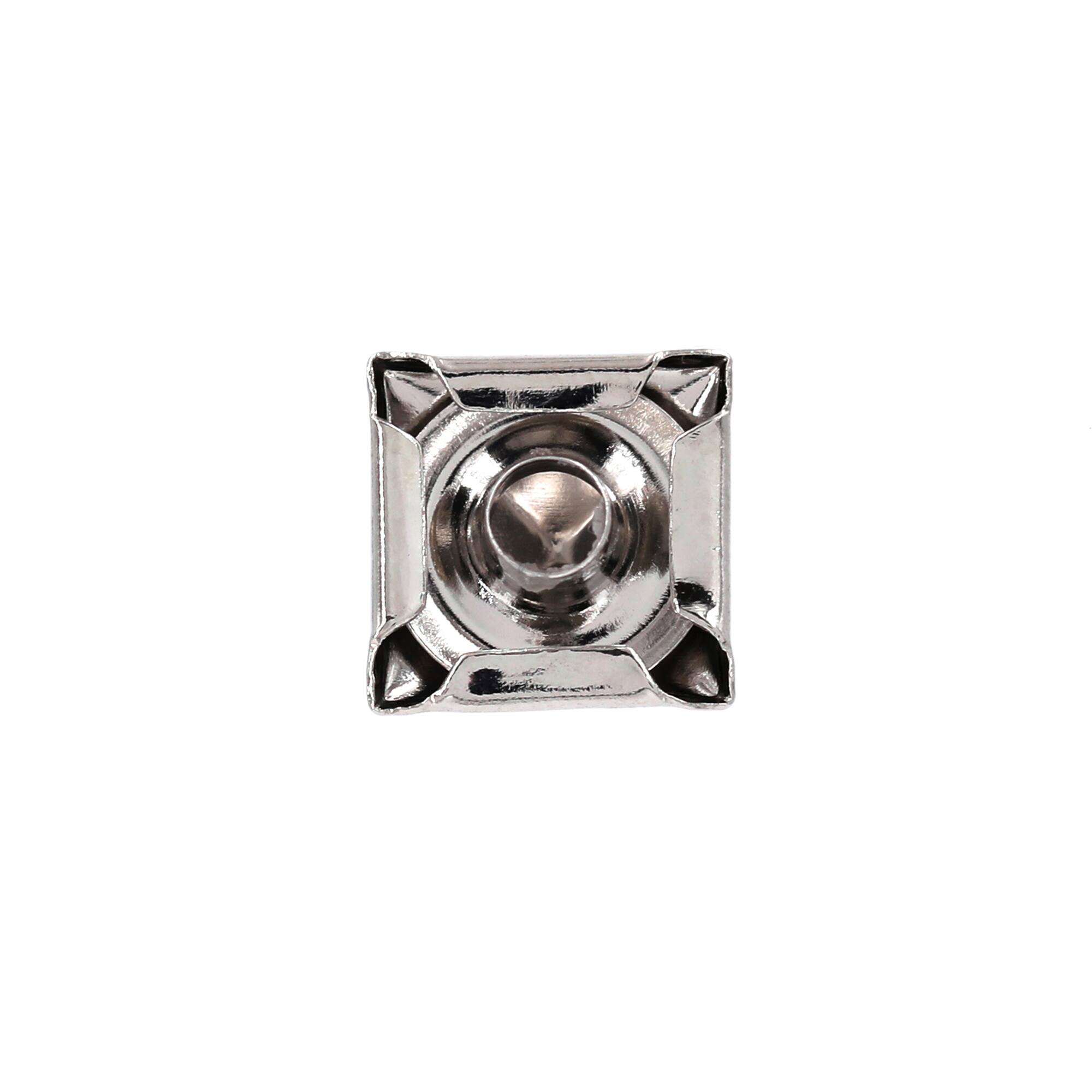 Assorted Rhodium Leather Rivet Mix by Bead Landing™